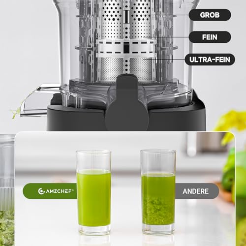 AMZCHEF Slow Juicer Entsafter