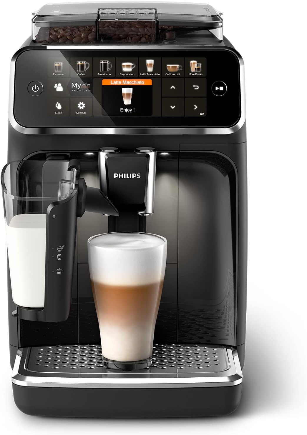 Philips Serie 5400 EP5441/50 Kaffeevollautomat, LatteGo, schwarz