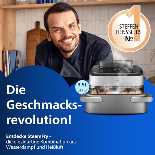 Philips Steam Airfryer 5000 Megabasket NA565