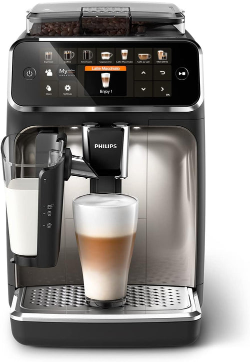 Philips Serie 5400 EP5447/90 Kaffeevollautomat, LatteGo, 12 Rezepte